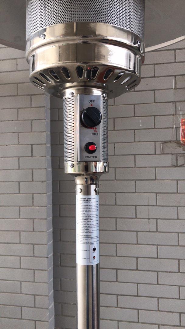 🔥 Propane Outdoor Patio Heater – Stainless Steel 🔥